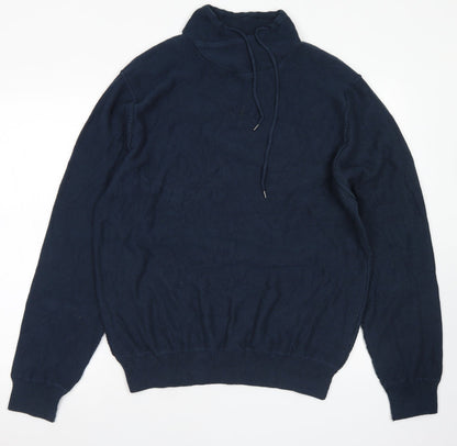 WRK Mens Blue  Acrylic Pullover Sweatshirt Size XL
