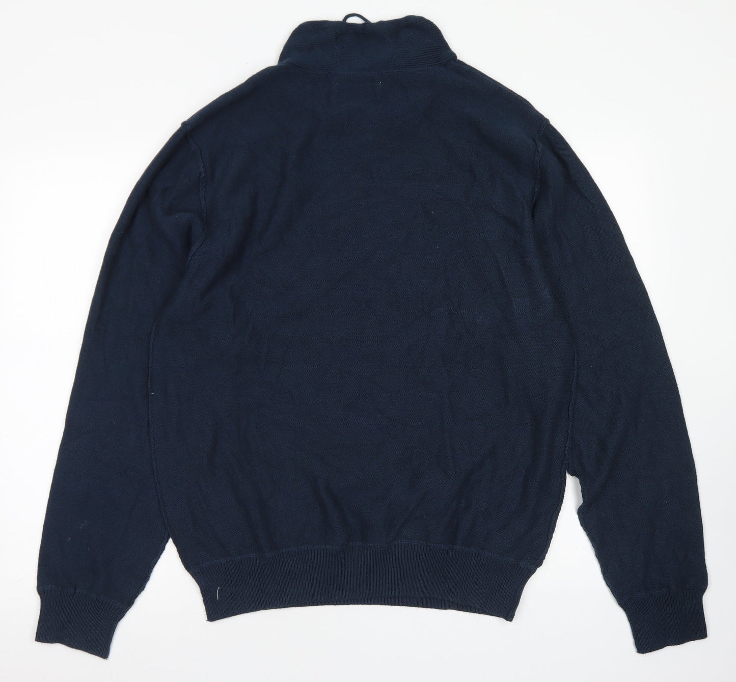 WRK Mens Blue  Acrylic Pullover Sweatshirt Size XL