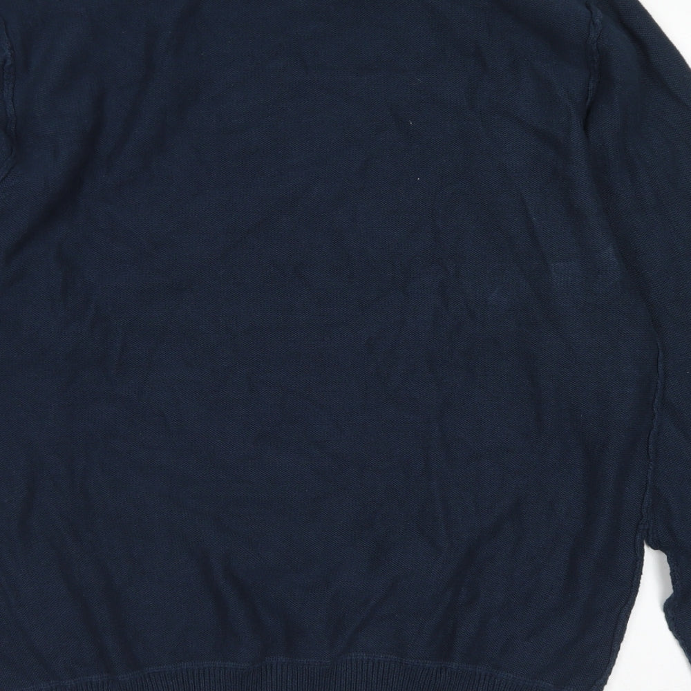 WRK Mens Blue  Acrylic Pullover Sweatshirt Size XL