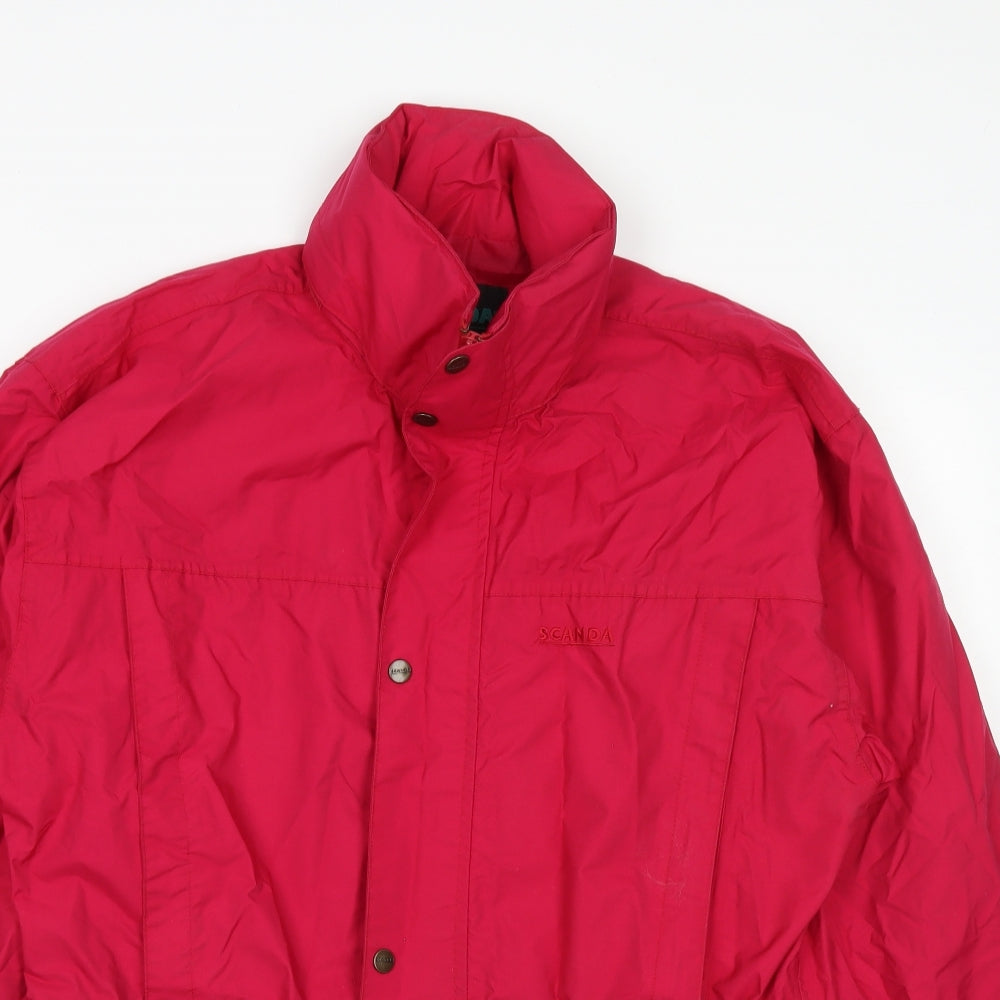 Womens UK Size S Scanda Pink Rain Coat