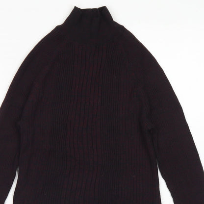 Womens UK Size 10 New Look Purple Pullover Jumper