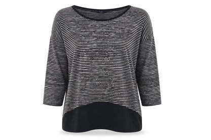 Womens UK Size 8 F&F Black Basic T-Shirt