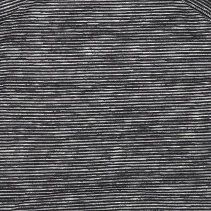 F&F Womens Black Striped Polyester Basic T-Shirt Size 8 Round Neck