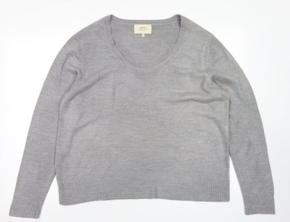 Womens UK Size 20 Papaya Grey Pullover Jumper