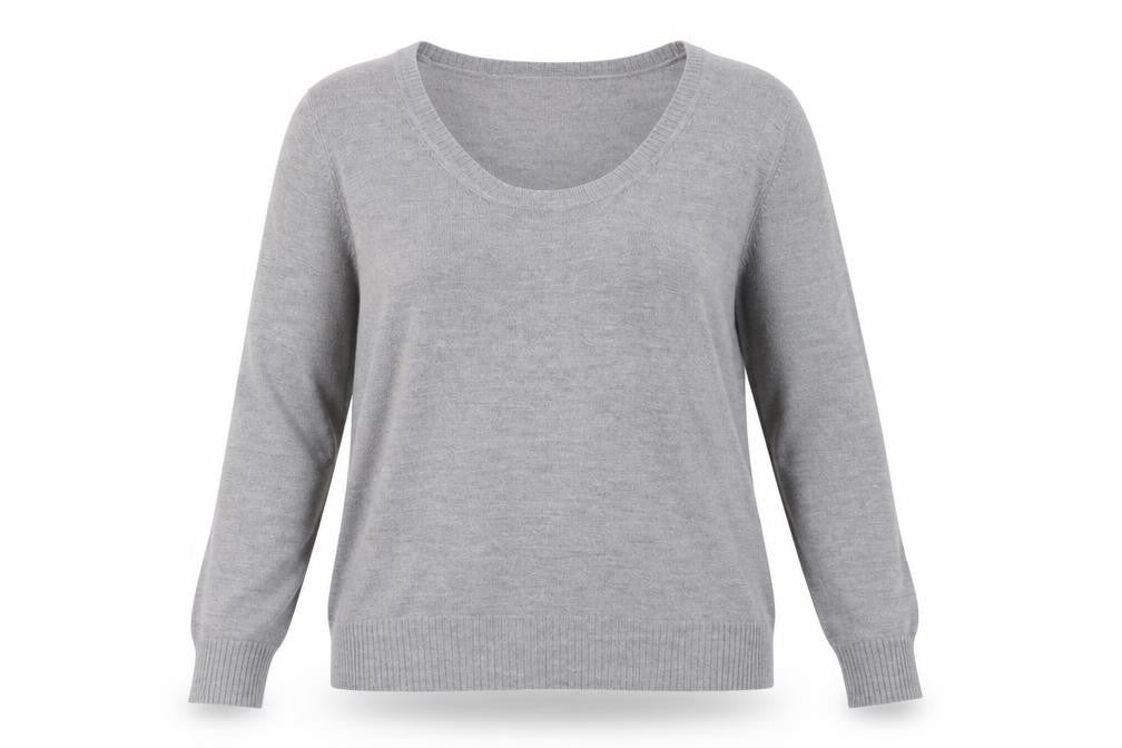 Womens UK Size 20 Papaya Grey Pullover Jumper