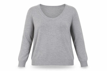 Womens UK Size 20 Papaya Grey Pullover Jumper
