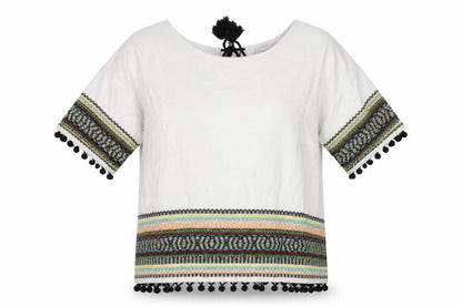 Womens UK Size 12 M&S White Pullover Jumper