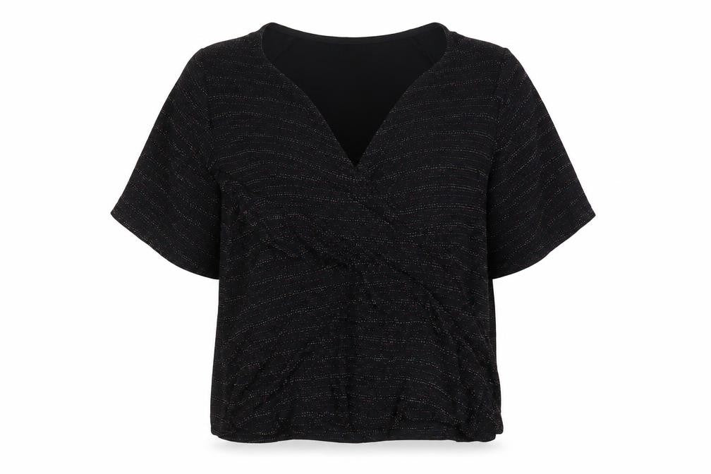 Womens UK Size 8 New Look Blue Basic Blouse