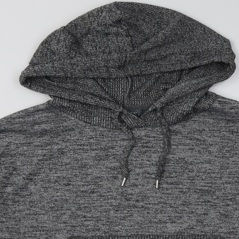 Primark Womens Grey  Polyester Pullover Hoodie Size M  Pullover - Cropped