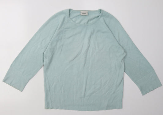 Womens UK Size 12 NEXT Blue Pullover Sweatshirt