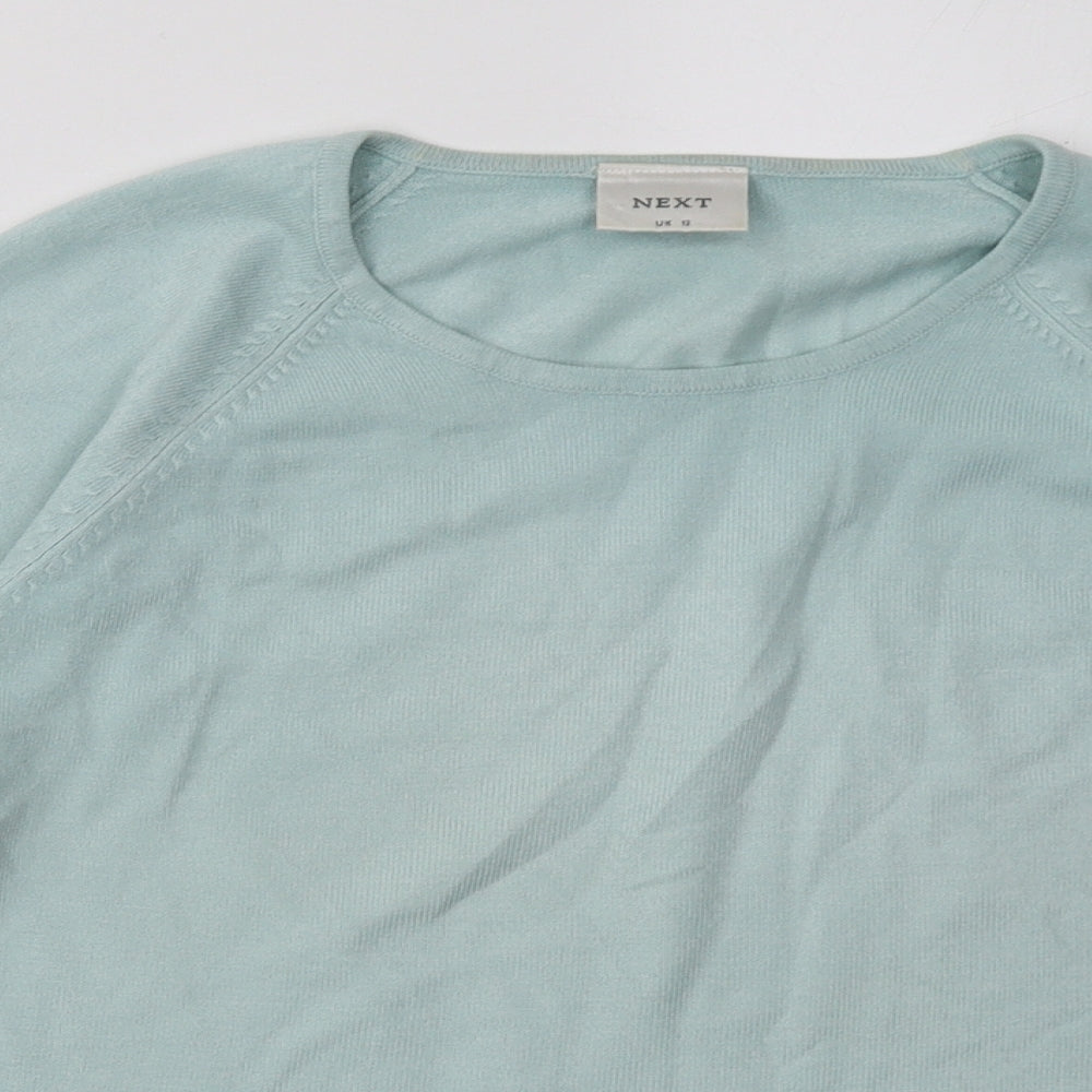 Womens UK Size 12 NEXT Blue Pullover Sweatshirt