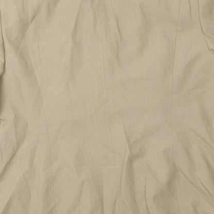 Gerry Weber Womens Beige   Jacket Blazer Size 14  Button