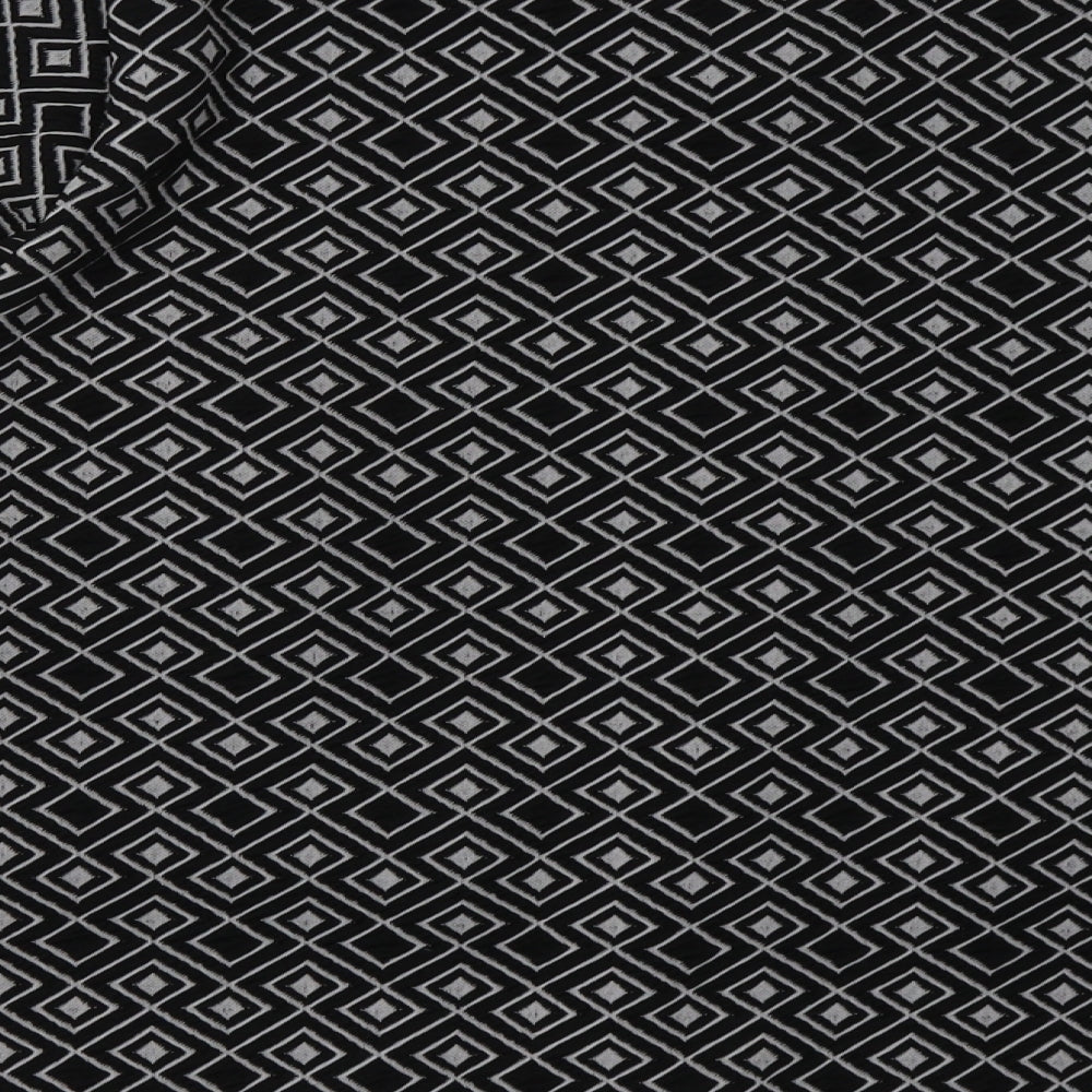 Matalan Womens Grey Geometric  Jacket Blazer Size 14