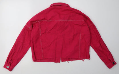 Daisy Street Womens Pink   Jacket  Size 8  Button