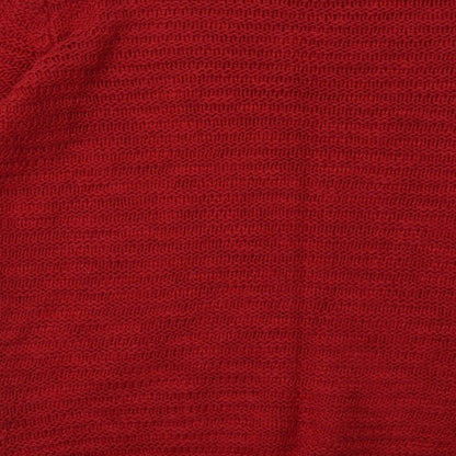 Womens UK Size 8 Marks and Spencer Red Pullover Sweatshirt