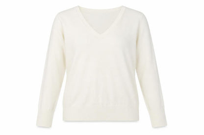 Womens UK Size 16 NEXT White Pullover Sweatshirt