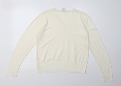 Womens UK Size 16 NEXT White Pullover Sweatshirt