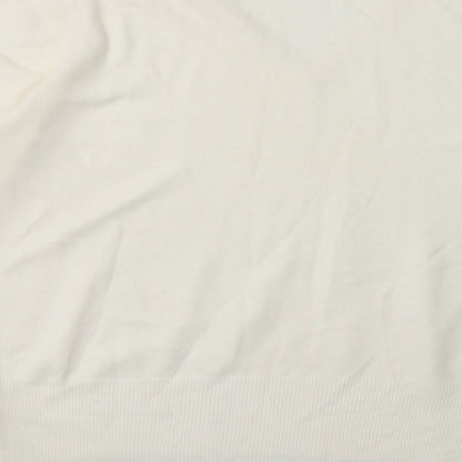 Womens UK Size 16 NEXT White Pullover Sweatshirt
