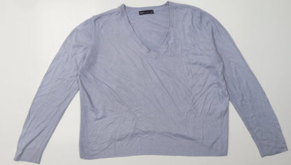 Womens UK Size 16 Marks and Spencer Blue Pullover Sweatshirt