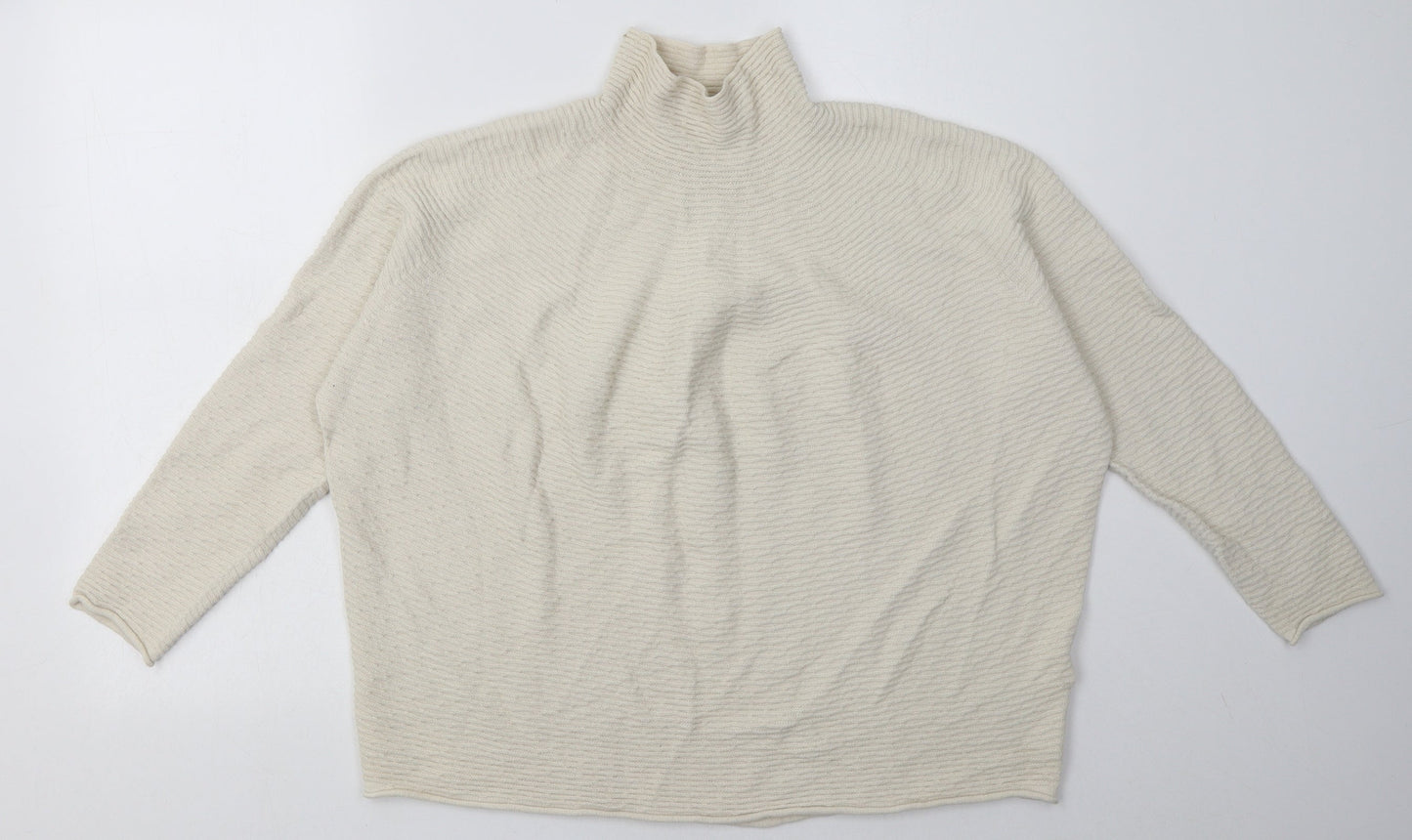 Phase Eight Womens White  Polyamide Pullover Sweatshirt Size M  Pullover