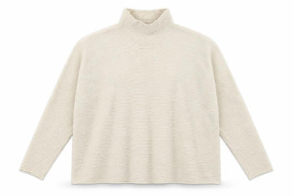 Front view of Phase Eight women’s white polyamide pullover sweatshirt, size M, pullover