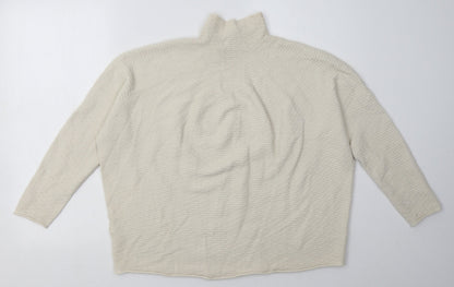 Phase Eight Womens White  Polyamide Pullover Sweatshirt Size M  Pullover