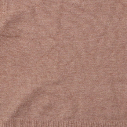 Oasis Womens Pink Geometric Acrylic Pullover Sweatshirt Size M  Pullover - Star Print