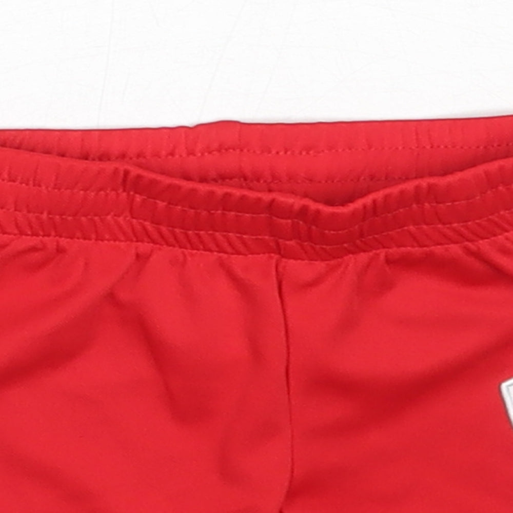 EURO2020 Boys Red  Polyester Cropped Trousers Size 6-9 Months   - wales uefa euro 2020