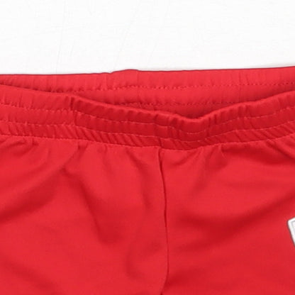 EURO2020 Boys Red  Polyester Cropped Trousers Size 6-9 Months   - wales uefa euro 2020