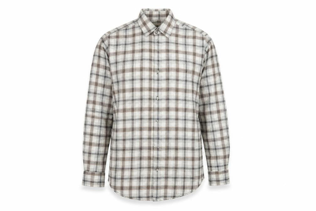 Mens UK Size XL Harratt Beige  Button-Up Long Sleeve Casual Shirt