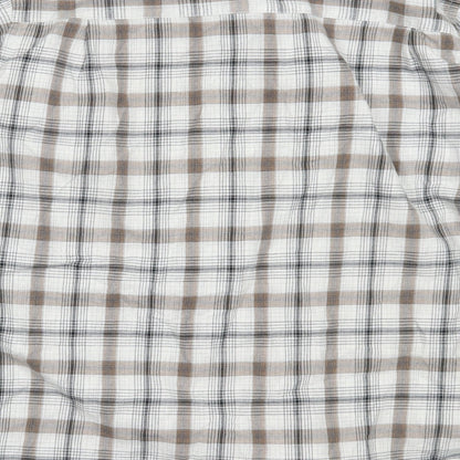 Mens UK Size XL Harratt Beige  Button-Up Long Sleeve Casual Shirt