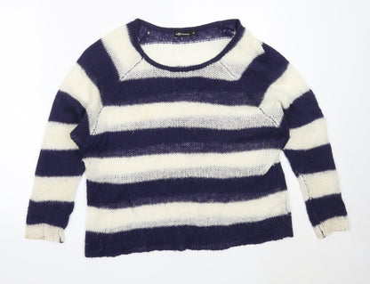 Womens UK Size 14 Internacionale Blue Pullover Jumper