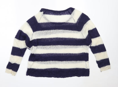 Womens UK Size 14 Internacionale Blue Pullover Jumper