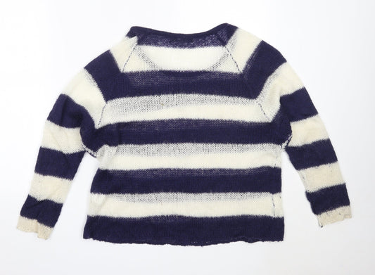 Womens UK Size 14 Internacionale Blue Pullover Jumper