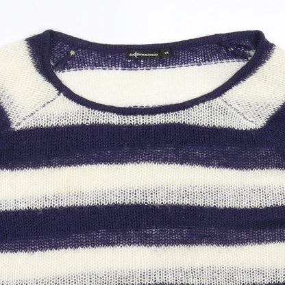 Womens UK Size 14 Internacionale Blue Pullover Jumper