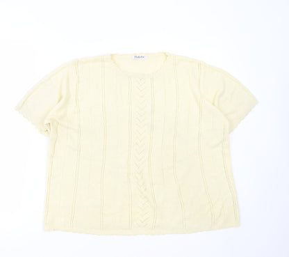 Womens UK Size 18 BERKETEX Yellow Pullover Jumper