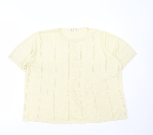 Womens UK Size 18 BERKETEX Yellow Pullover Jumper