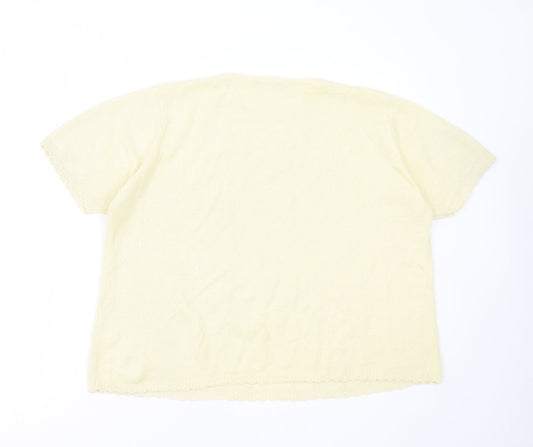 Womens UK Size 18 BERKETEX Yellow Pullover Jumper
