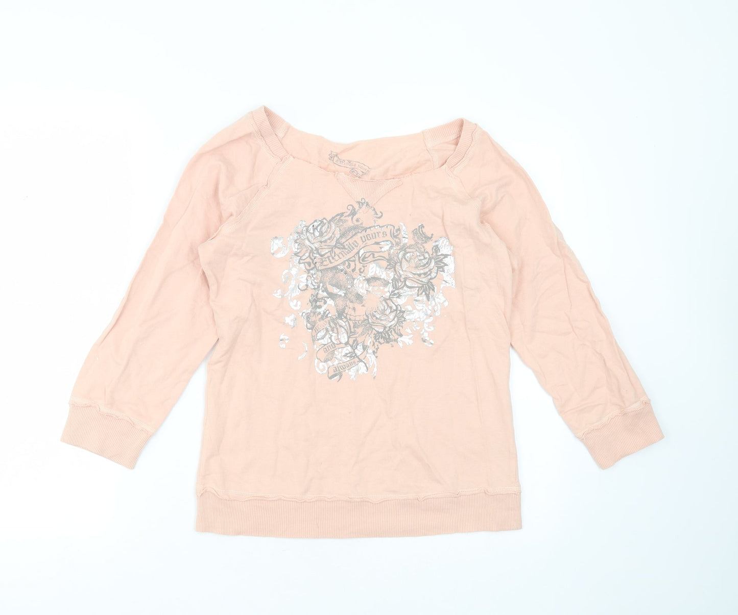 Womens UK Size 12 Marks and Spencer Pink Pullover Sweatshirt