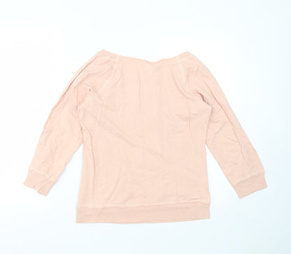 Womens UK Size 12 Marks and Spencer Pink Pullover Sweatshirt