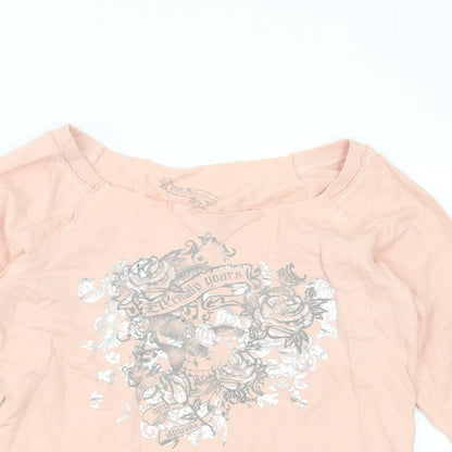 Womens UK Size 12 Marks and Spencer Pink Pullover Sweatshirt
