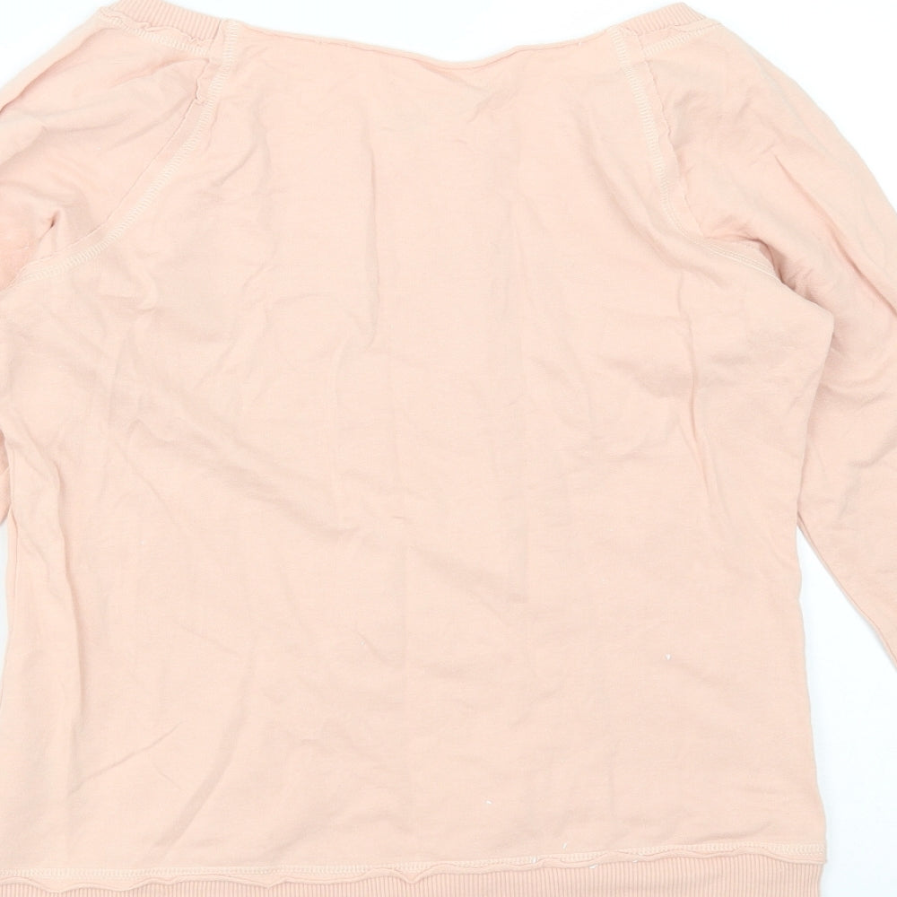 Womens UK Size 12 Marks and Spencer Pink Pullover Sweatshirt
