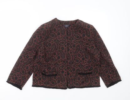 Womens UK Size 14 Marks and Spencer Red Cardigan Jumper