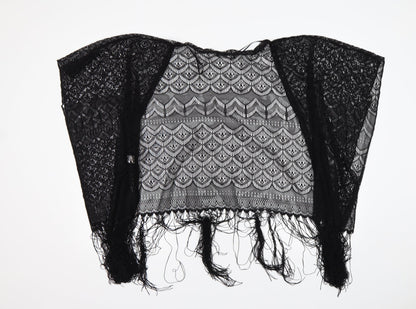 Womens UK Size M Select Black Cardigan Jumper