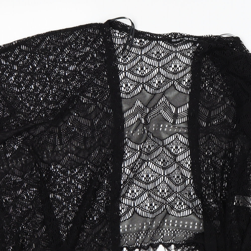 Womens UK Size M Select Black Cardigan Jumper
