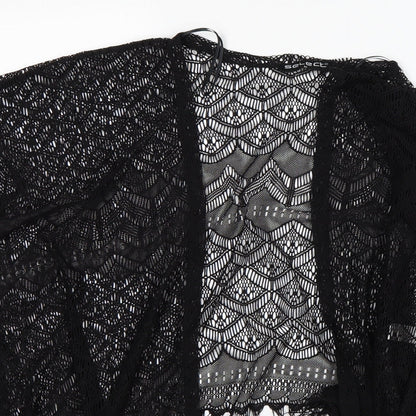 Womens UK Size M Select Black Cardigan Jumper