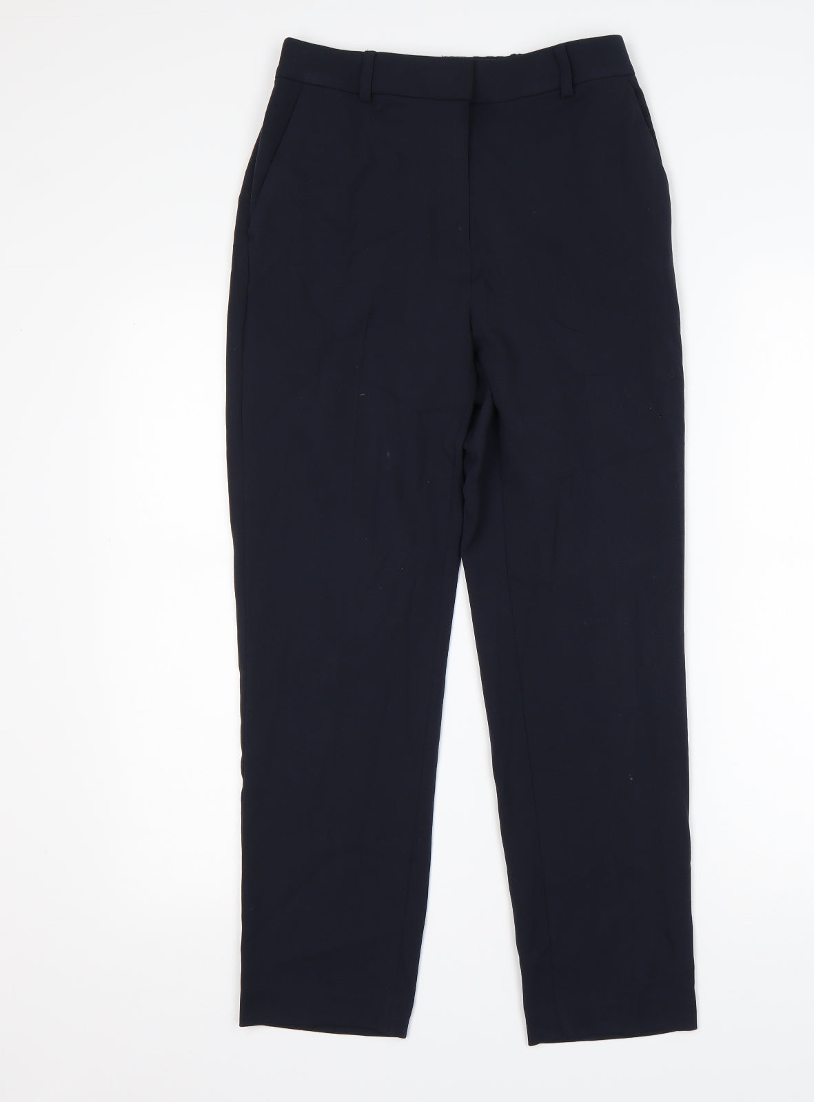 Womens UK Size 8 M&S Regular Fit  Blue Trousers