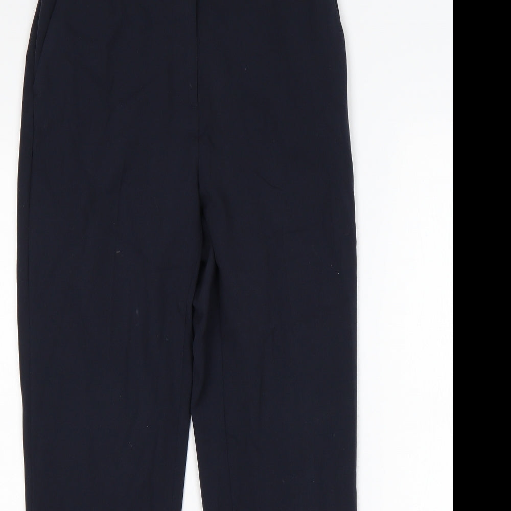 Womens UK Size 8 M&S Regular Fit  Blue Trousers