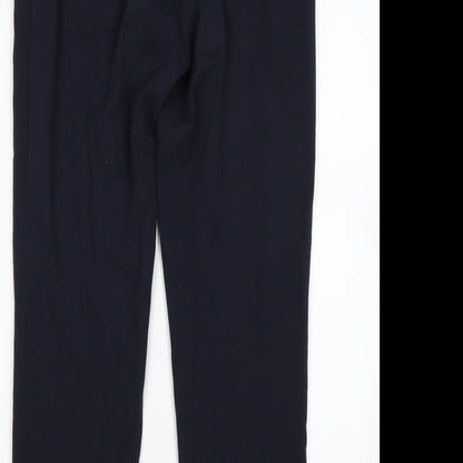 Womens UK Size 8 M&S Regular Fit  Blue Trousers