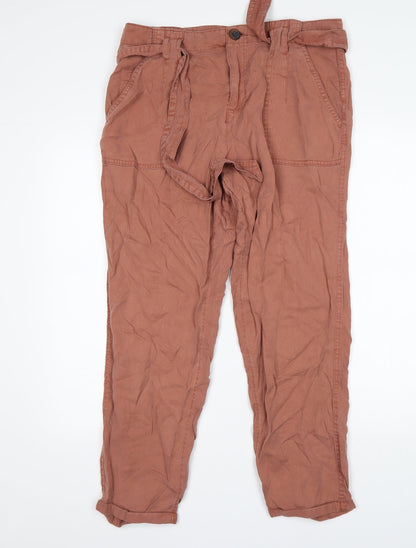 George Womens Pink  Lyocell Mom Jeans Size 14 L27 in Regular